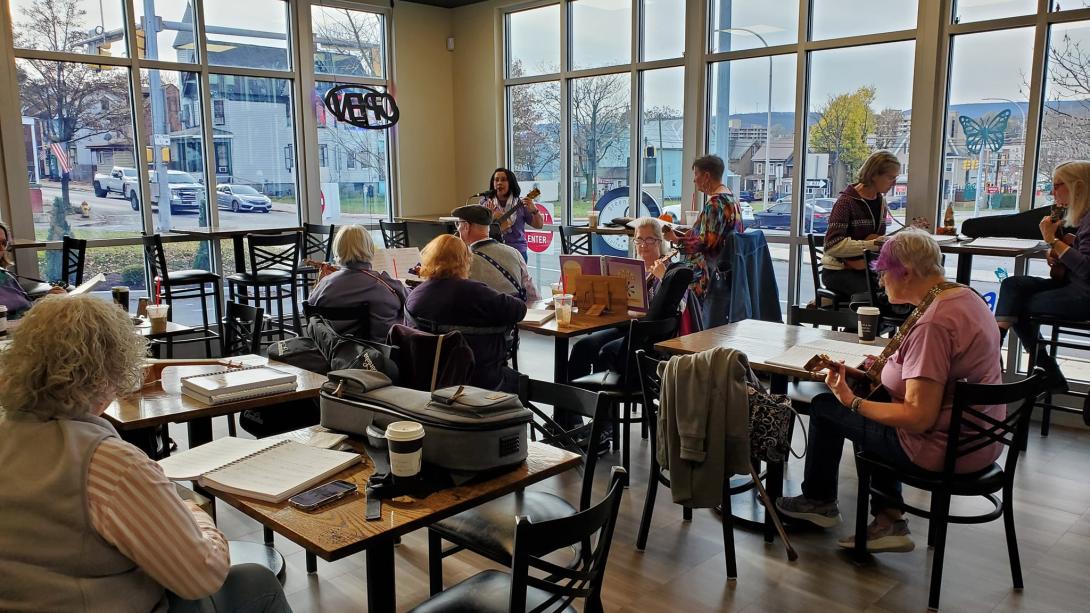 Uke Jam @ the Greenbean Coffee House